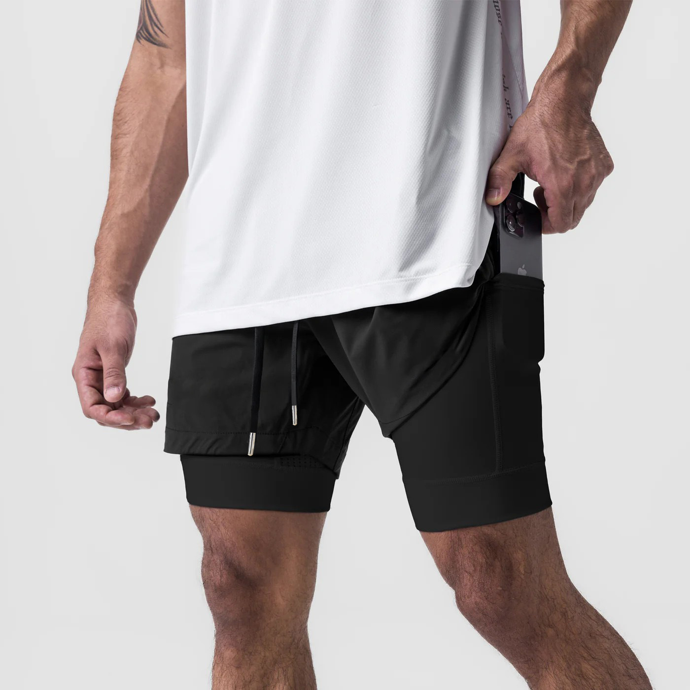 Men's Performance Training Shorts Lightweight Running Sport Shorts_voghion.com