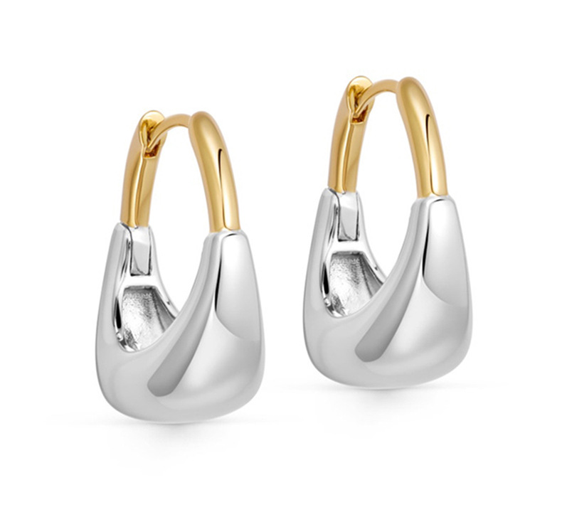 7g Weight 925 Sterling Silver Ear Needle Material 1 Pair 925 Sterling Silver 925 Sterling Silver Earrings U Shape Earrings
