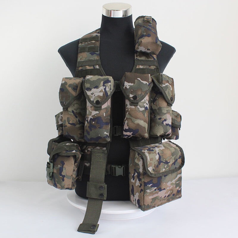 Combat Gear Soldier Type 11-Piece Set, Cadre Type 7-Piece Set, Tactical Vest, Individual Soldier Tactical Vest