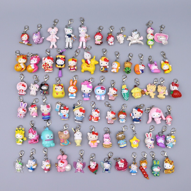 Foreign Trade Cartoon Figurines, Cute and Versatile Kittens, Cat Zipper Pullers, Bag Accessories, and Pendants