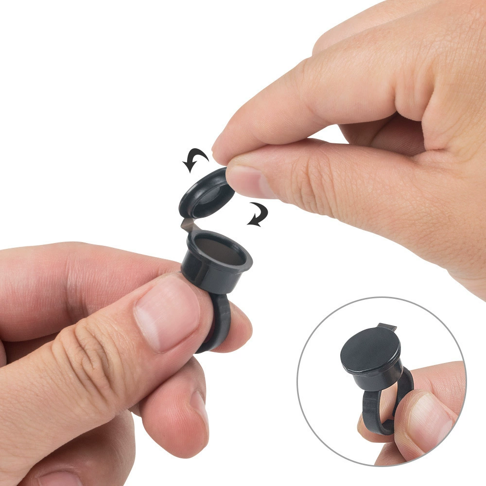 Disposable ring, hermetic cosmetic tattoo, for beauty salons, 50 pieces