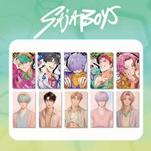 SAJABOYS猎魔男团 小卡 明信片 幸运卡 收藏卡 卡通卡 艾比周边