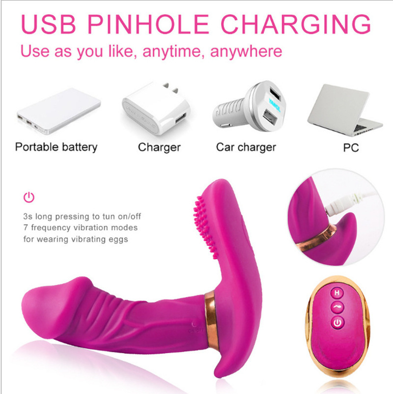 Trứng Rung Wearable Phát Nhiệt Remote