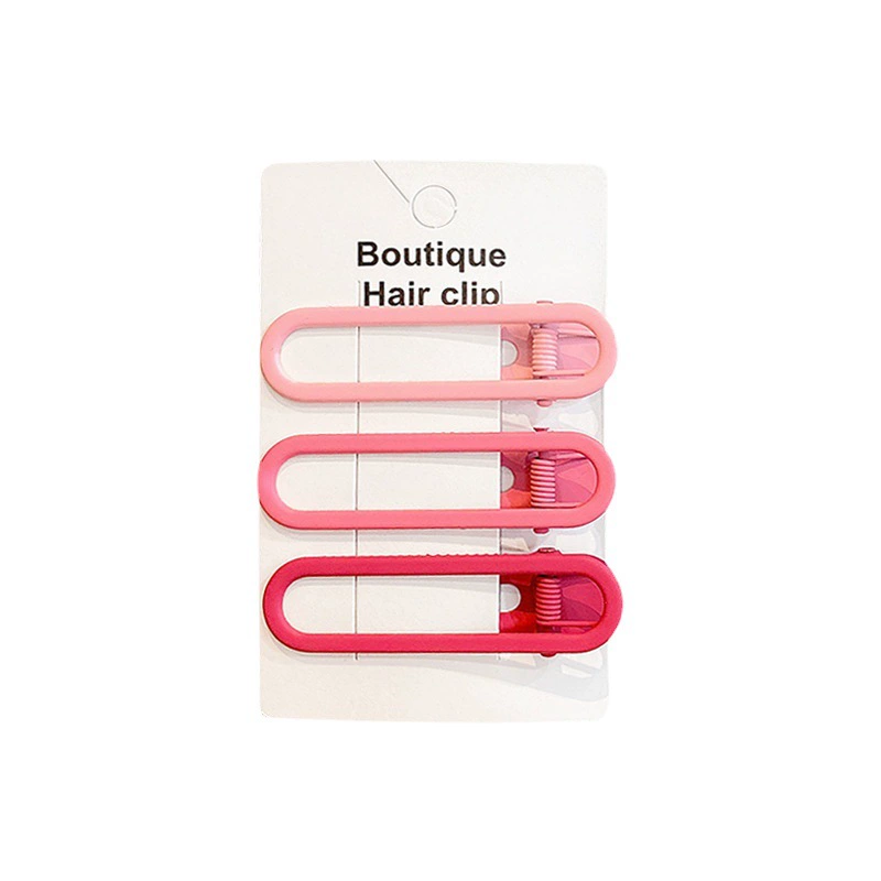 Матовый зажим для волос Hairgrip, чёлка, crab pin, аксессуар для волос, заколки, интернет-знаменитость