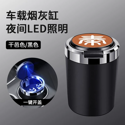 BYD Qin PLUS/PRO/EV dmi Car ashtray - skin-texture-ashtray-qin-orange