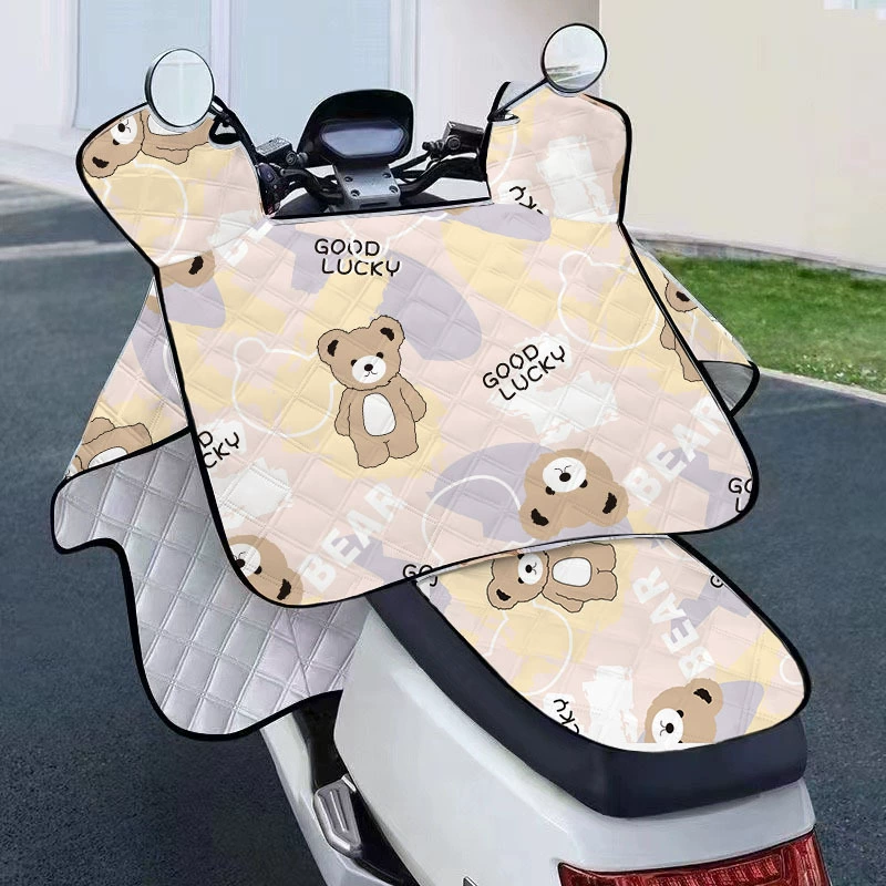 Новая накидка на лобовое стекло для электромобилей, защита от летнего солнца, подходит для всех сезонов, двусторонняя водонепроницаемая и влагозащитная, тонкая модель для электросамокатов.