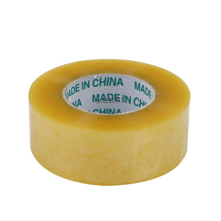 Los fabricantes empaquetan cinta transparente, pegamento de sellado de caja completa, papel de pegamento de sellado expreso de comercio electrónico, pegamento transparente de pegajosidad fuerte al por mayor