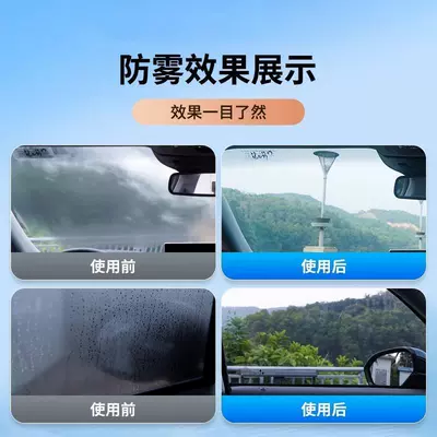 Automotive glass defogging agent Car Windshield Anti-Fogging Spray, Rearview