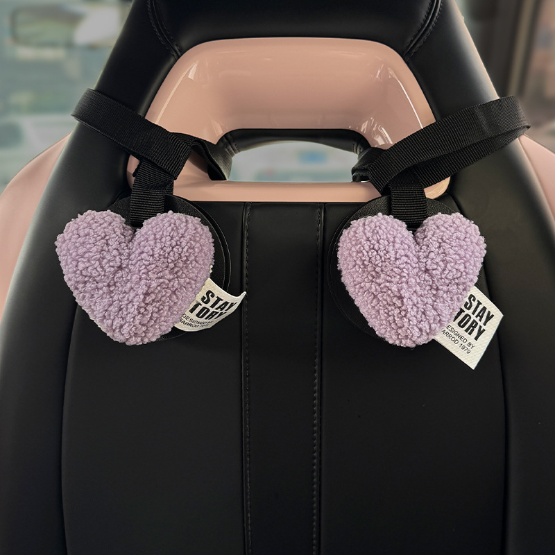 Amor creativo gancho trasero de coche asiento deportivo multifuncional de coche gancho trasero de asiento integrado mujer oculta