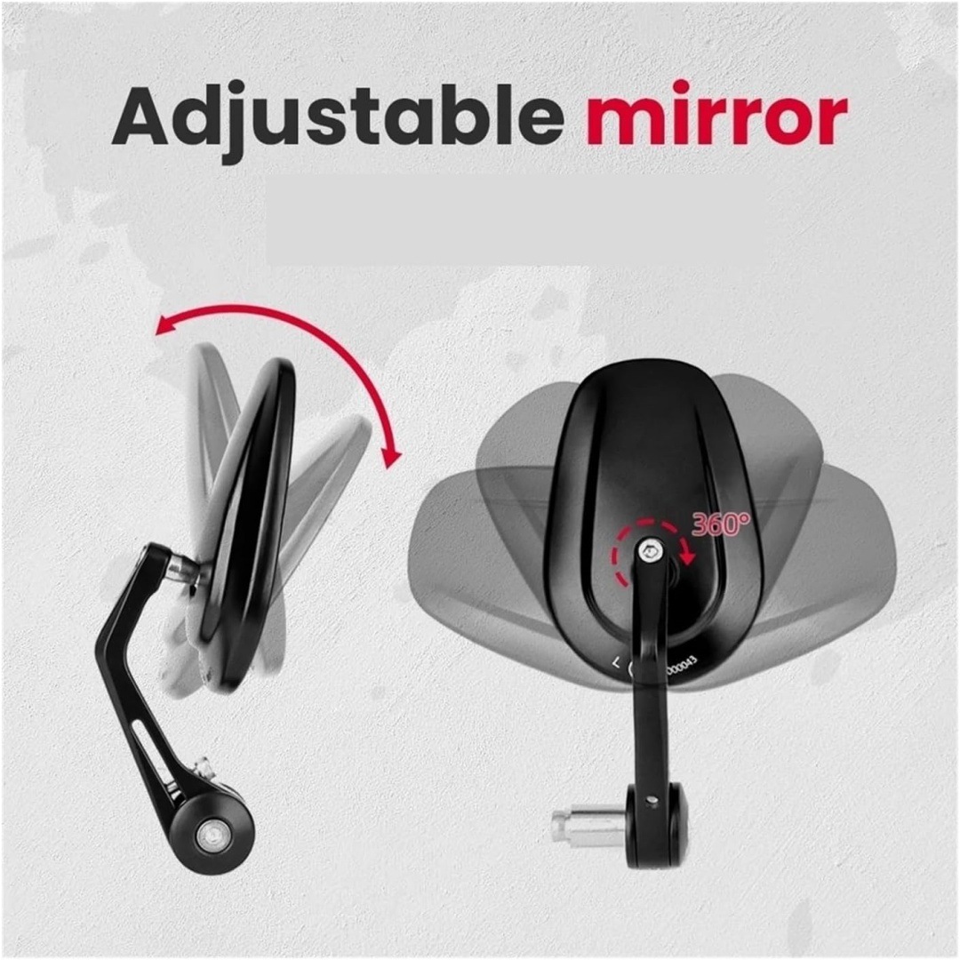 Cross-Border E-Commerce Harley Handlebar Mirror Reversing Mirror Motorcycle Rearview Mirror Reflector