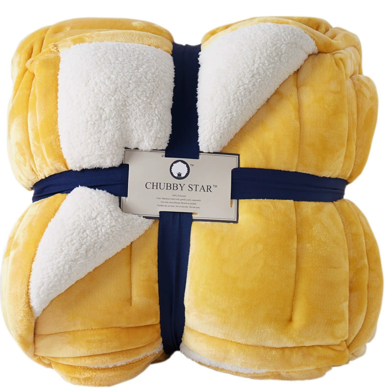 Keep warm flannel duvet, increased thickness