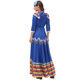 Foreign trade style bohemian May 5 Mexico celebration festival long and wide swing dance skirt stage performance costume