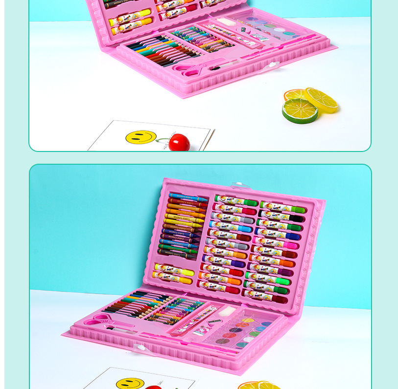 Back-to-School-Schulklassen-Geschenke 86-teiliges Aquarellstift-Set Kinder-Malset Farbstift-Set Geschenkbox Großhandel