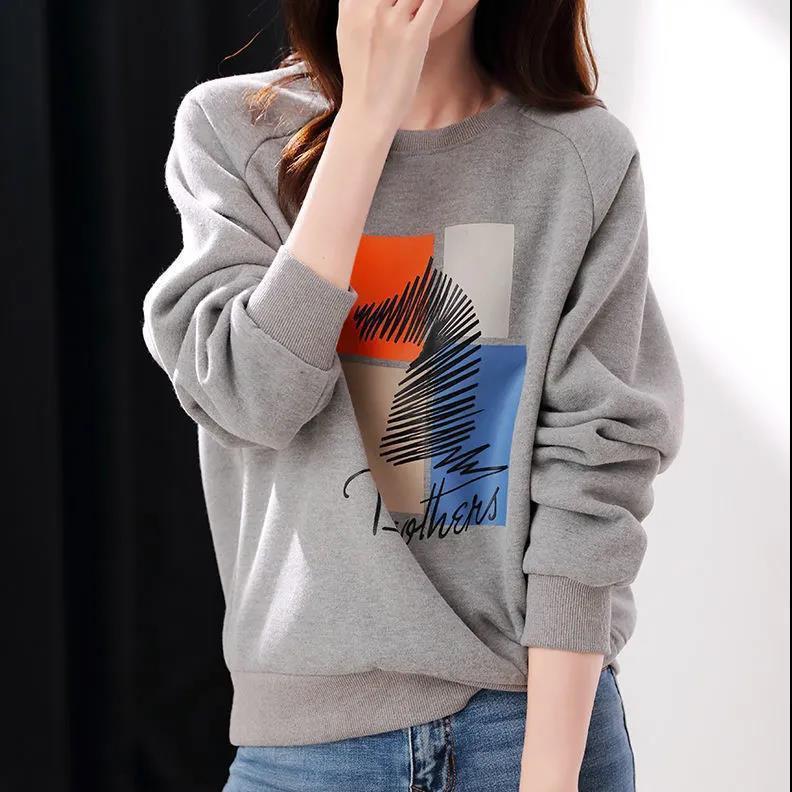 (2개) 봄 · 가을 새 여자 느슨한 한국식 올매치 패셔너블 슬리밍 풀오버 긴팔 얇은 코트 탑