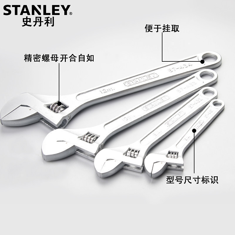 议价 多功能汽修车机修活络扳手 87-430-1-23