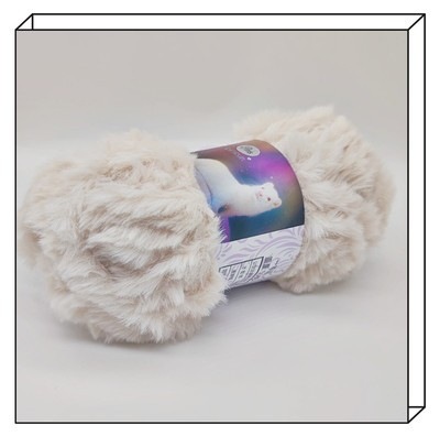 Imitación de visón terciopelo grueso lana tejida a mano DIY Imitación Piel terciopelo visón terciopelo sombrero bufanda manta hilo al por mayor