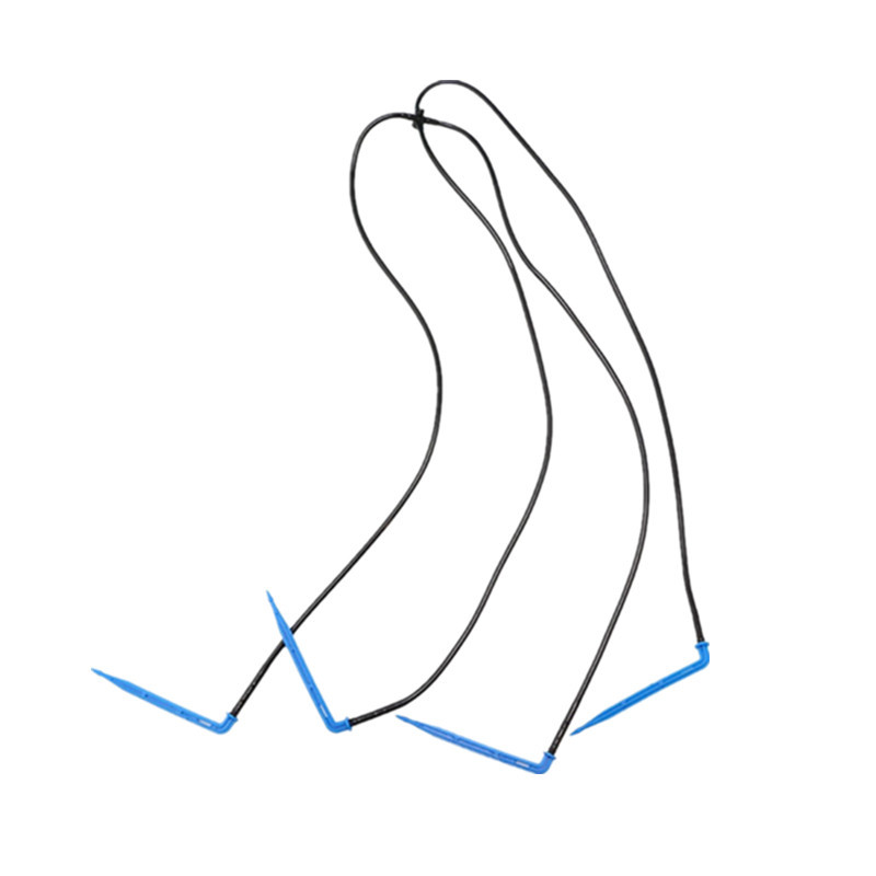 Regador automático de flores, flores en macetas, árboles frutales, plántulas, gotero de compensación de presión 4/7, juego de flechas de gota 2/4