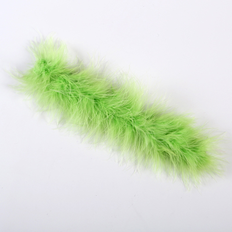 녹색 칠면조 깃털 스냅 링