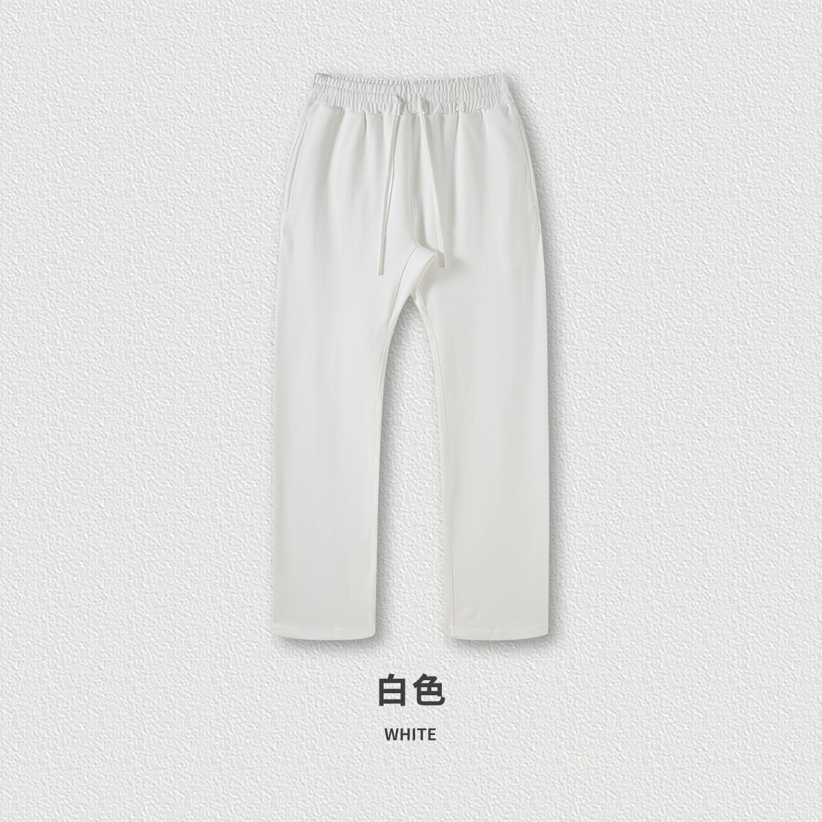 2026 primavera de hombre a medida 400G pantalones casuales de moda americana sueltos pantalones de hombre rectos fábricas simples image 16