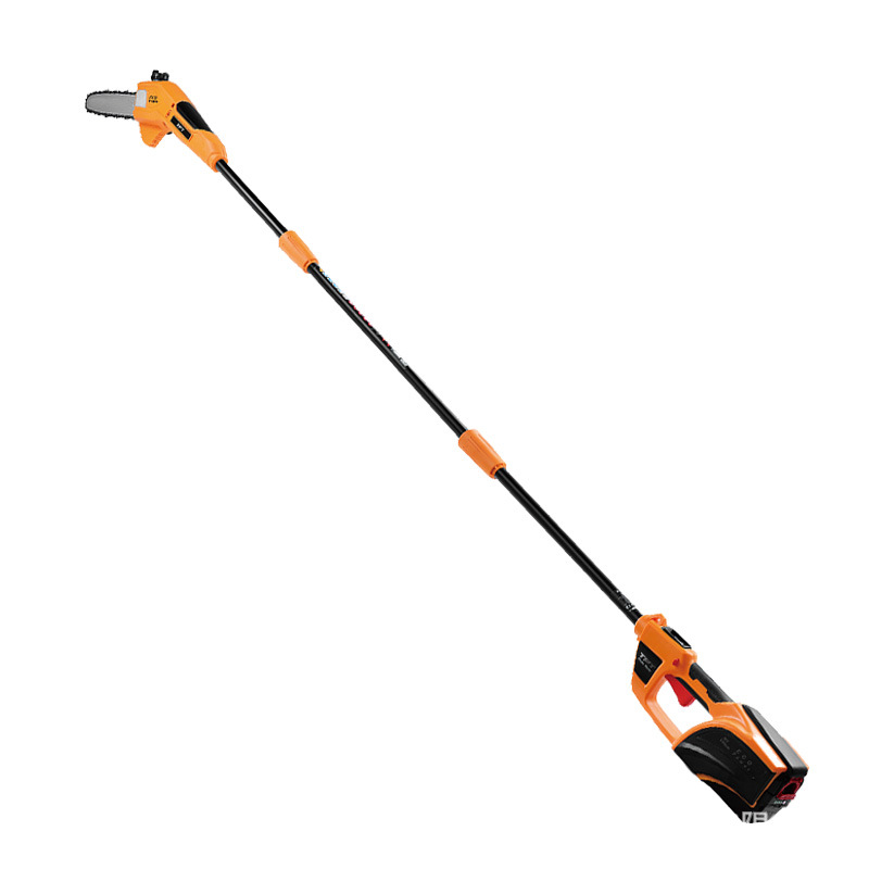 传峰高枝锯36V锂电充电式高空锯修枝锯修剪树枝锯电动伸缩杆链锯