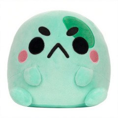 跨境新品AngyFrog Plushie安吉青蛙毛绒玩具博主周边创意玩偶公仔