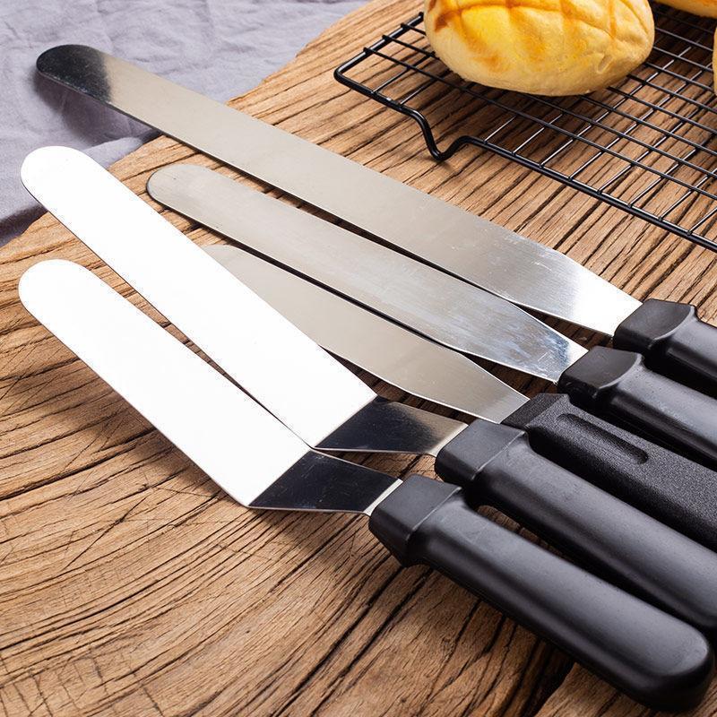抹刀抹奶油三件套不锈钢刀摸蛋糕刮平刀抹平神器