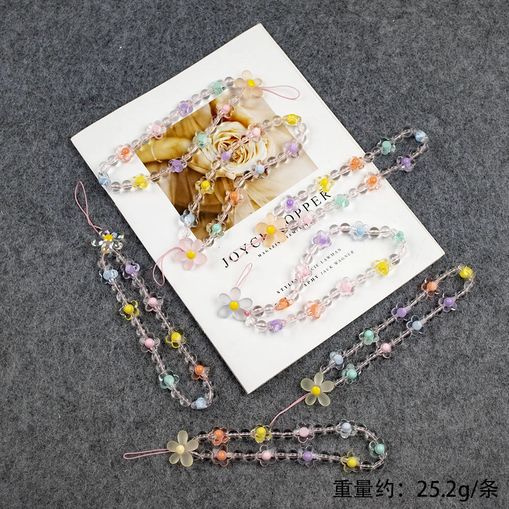 Fresh mobile phone, beaded bracelet handmade, keychain, pendant, decorations, chain, wholesale
