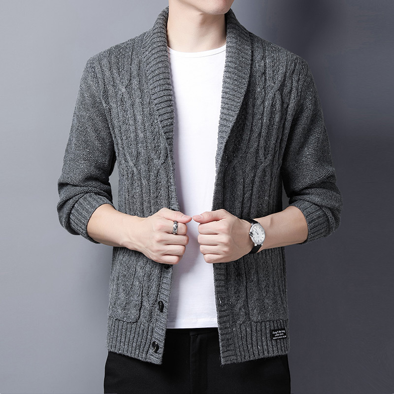Cardigan sweater men's 2023 spring and autumn plus size loose lapel men's sweater sweater men's coat wholesale Cardigan sweater men's 2023 spring and autumn plus size loose lapel men's sweater sweater men's coat wholesale