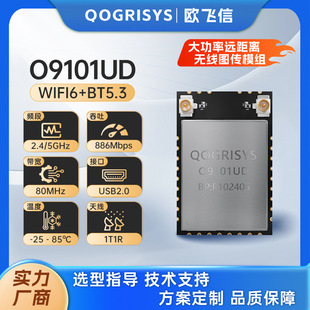 Oufexin O9101Ud Wifi Module High-Power Long-Distance Wifi6+ Bluetooth 5.3 Dual Fem Stable Connection