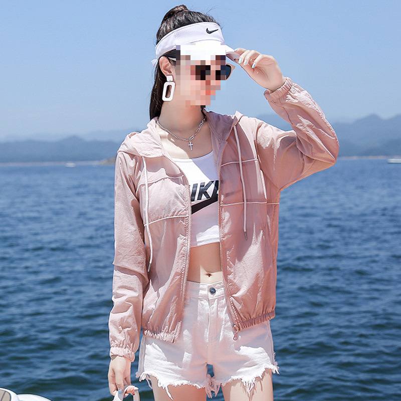 T5C2024 新しい夏の日焼け止め服女性の妖精韓国スタイルショート多用途日焼け止め服屋外日焼け止めシャツ薄い|undefined
