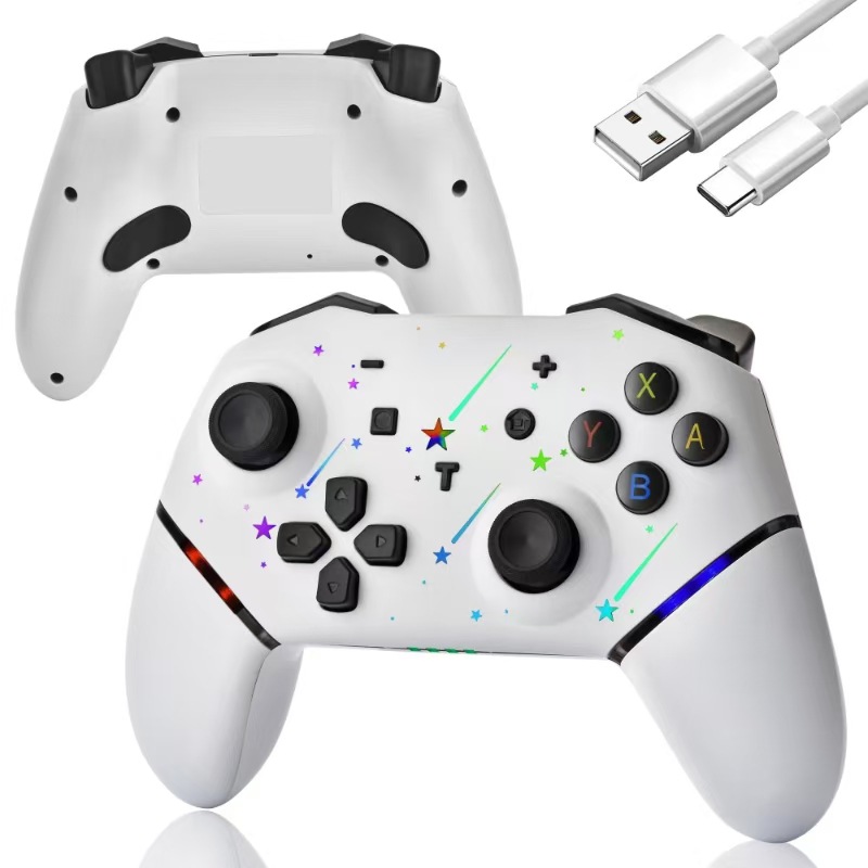 Privémodel Pro-gamecontroller met trilfunctie, macrodefinitie en wake-up-functie voor Switch-console via Bluetooth._voghion.com