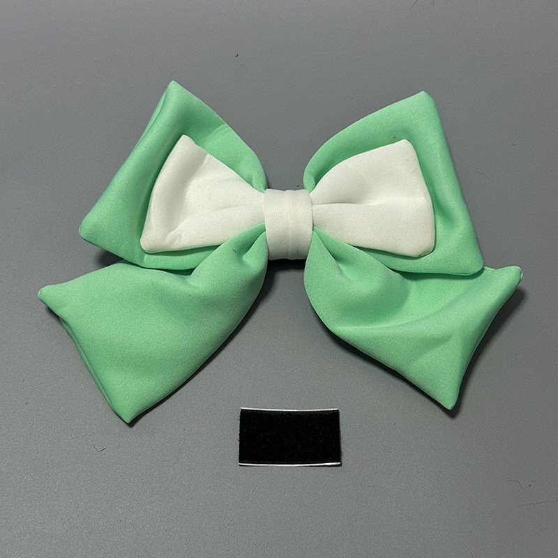 Auto Parts and Accessories: Motuoche Decoration Bow - color-block-bow-green-white