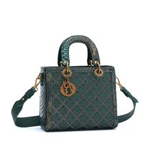 菱格钻石经典戴妃包女ladies bag重工轻奢感手提包单肩斜挎包批发