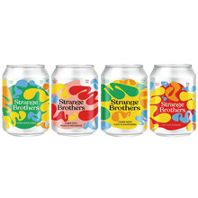 新西兰进口西打酒 连枝Strange Brothers苹果 桃子野莓女士水果酒