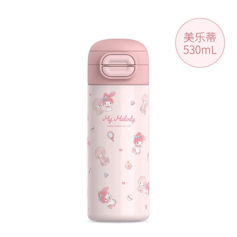 サンリオ ハローキティ 高見え魔法瓶カップ 女の子用 かわいいカップ 316ステンレス 子供用ストローカップ|undefined