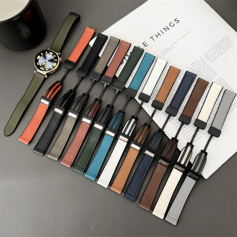 Genuine Leather Strap Xiaomi Huami watch color2 Suitable for watch S312pro Wrist Strap amazfit GTR4e