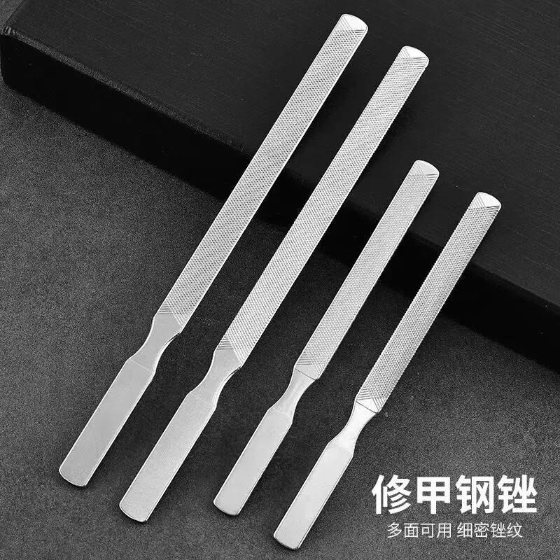 Cross-Border Stainless Steel Anti-Slip Sanding File, Thickened Polishing Strip, Gray Nail File, Heel Polishing Strip, Nail File Cross-Border Stainless Steel Anti-Slip Sanding File, Thickened Polishing Strip, Gray Nail File, Heel Polishing Strip, Nail File