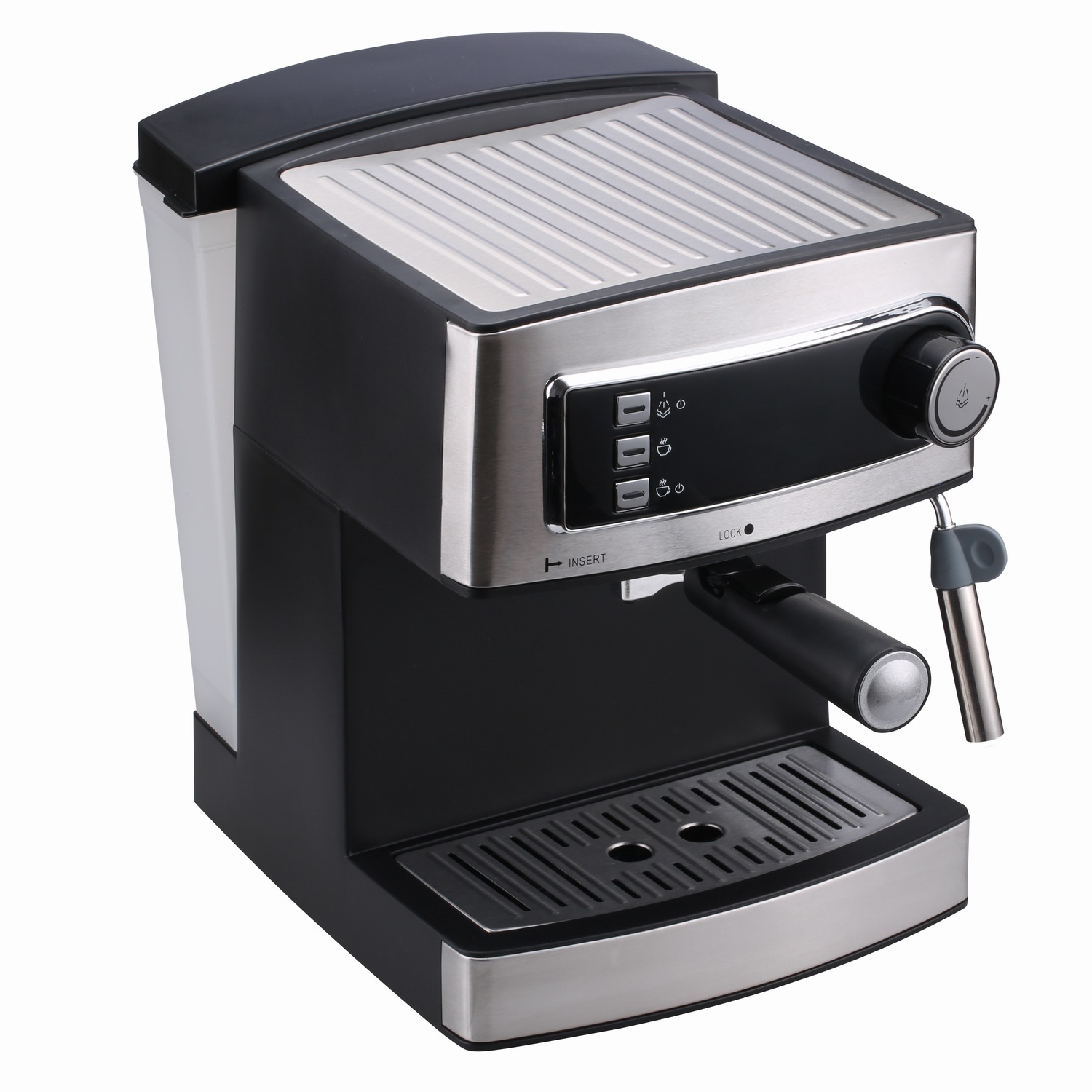 15 bar semiautomático cafetera italiana de alta presión vapor burbuja cafetera de goteo cafetera cappuccino