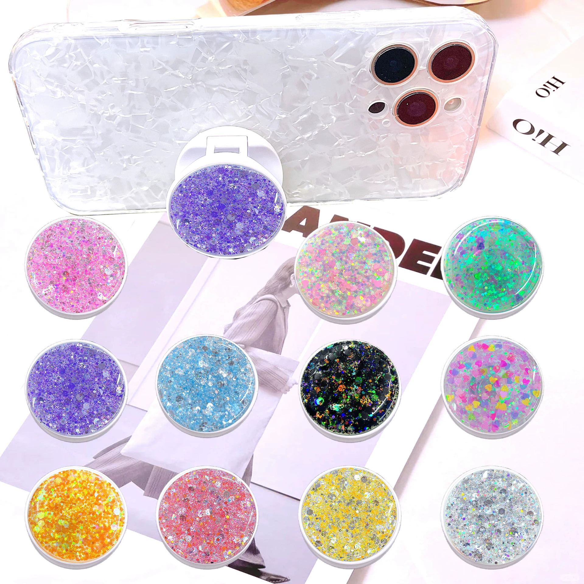 Han ins Advanced Flash Смола капельница подушки безопасности держатель ленивый рабочий стол складной телескопический телефон поддержка спот оптом