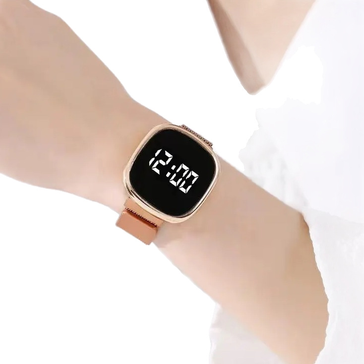 LED reloj de luz nocturna multifuncional para estudiantes adolescentes, niños y niñas, reloj electrónico para mujeres, sensación avanzada impermeable