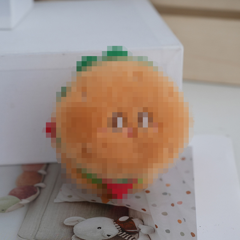 Creative Plush Burger Fries Pendant Keychain Bag Accessories Gift Doll Machine Chicken Leg Doll Plush Toy