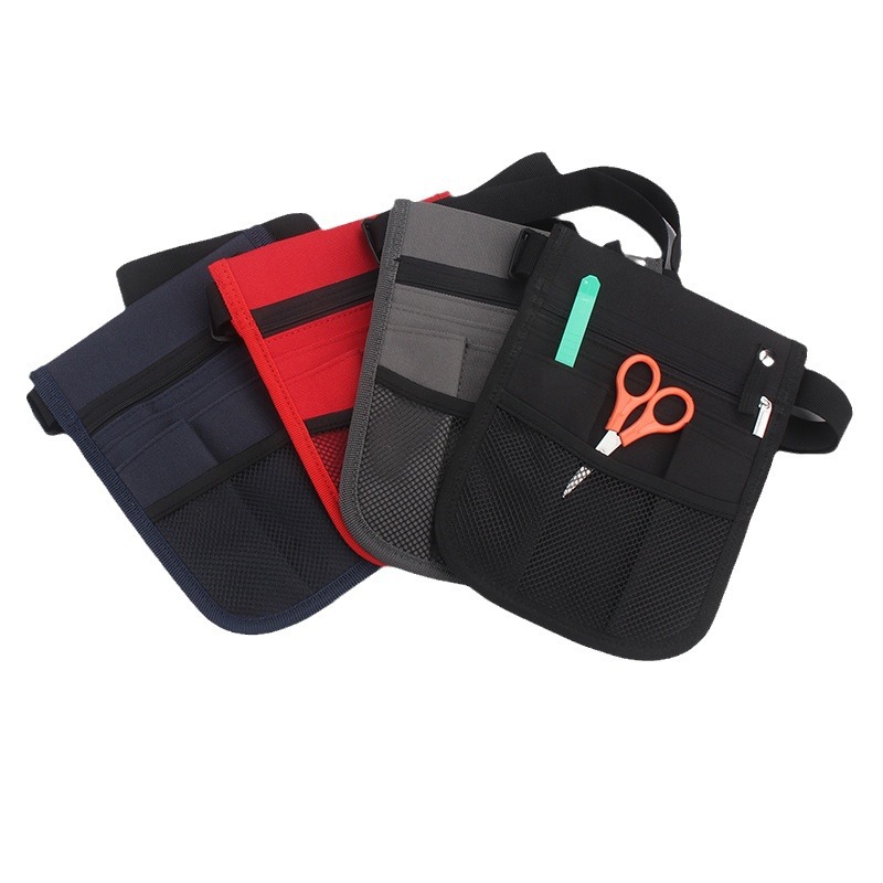 Wessleco enfermera bolso de la cintura para mascotas suministros de belleza kit portátil hogar suministros médicos bolso de la enfermera