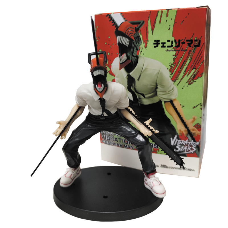 チェーンソーマンフィギュアチェーン巨人置物電次治可動人形潮游景品パワ悪魔周辺アニメ|undefined