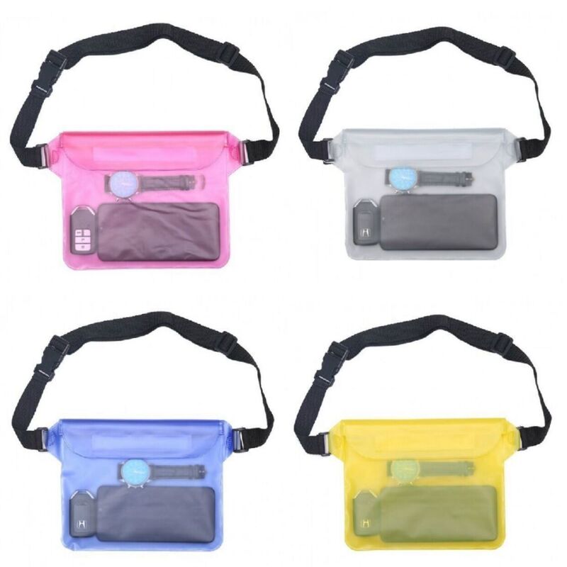 Cross-border large mobile phone waterproof bag drifting diagonal waterproof waist bag swimming pvc sealed mobile phone case transparent