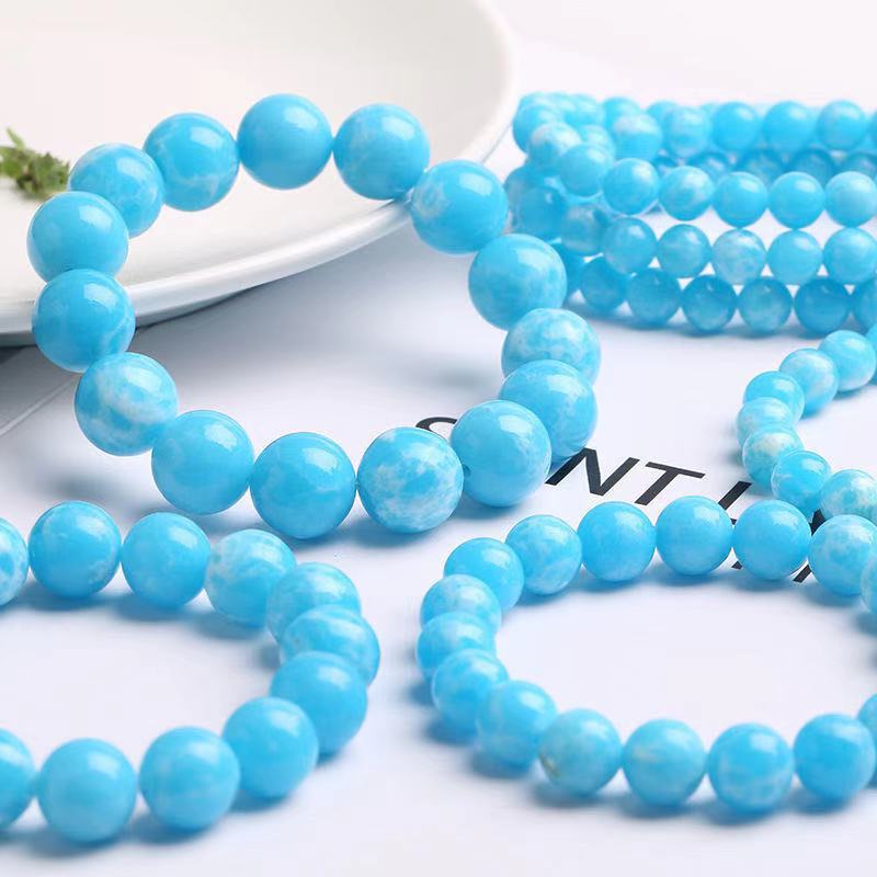 Fashion new Lalima sea stone chalcedony bracelet single ring multi-ring men and women couple bracelet Fashion new Lalima sea stone chalcedony bracelet single ring multi-ring men and women couple bracelet