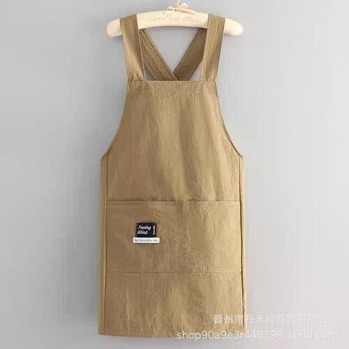 Anti-splash apron Fashionable home kitchen cooking waist New printed catering special overalls