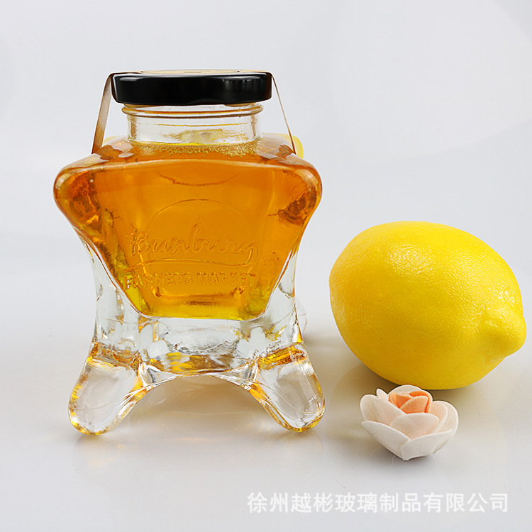 250ml网红自酿蜂蜜瓶海星罐古风茶叶罐罐头无铅玻璃爆款厨具药瓶