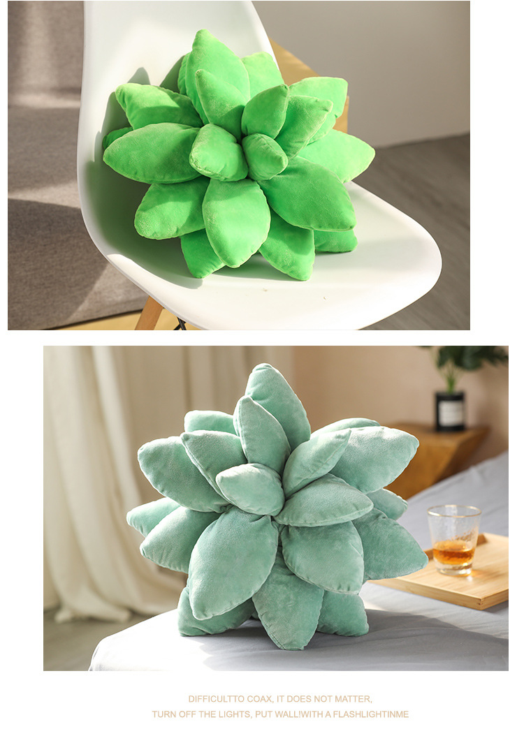 Cute Simulation Succulent Plant Plush Pillow Children's Toy display picture 2