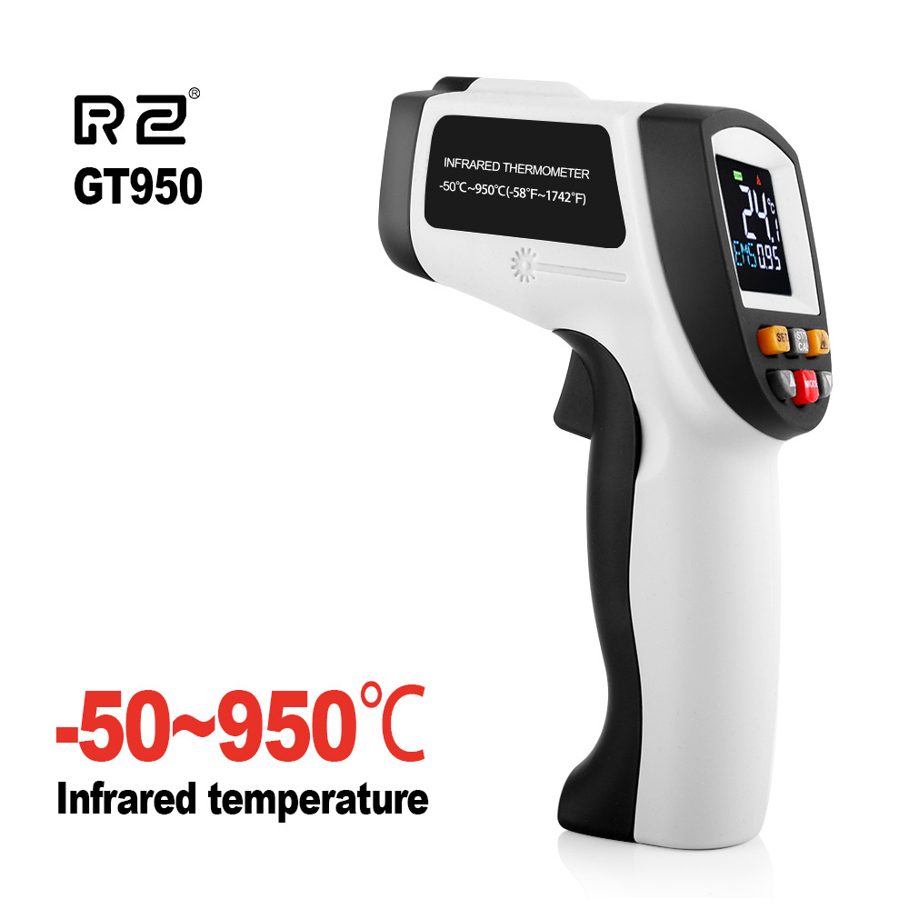 红外测温仪 彩屏测温枪 厨房电子测温器 红外线温度测量仪 测温仪