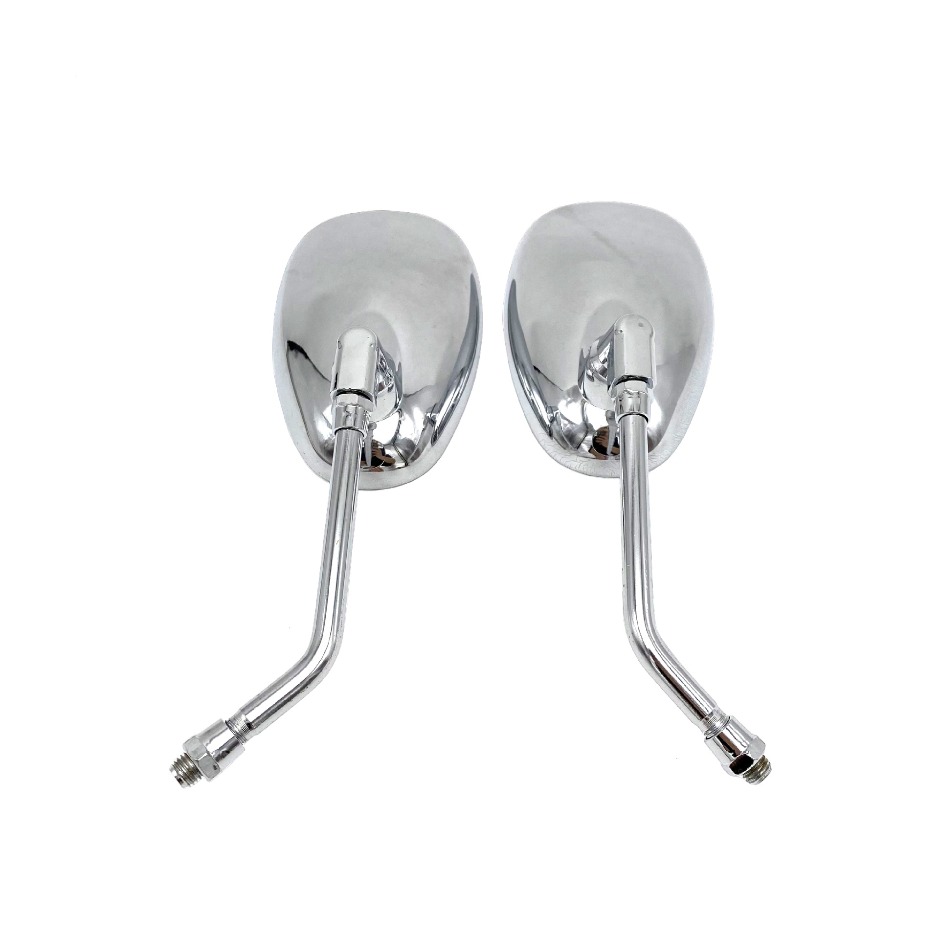 Suitable for Diamond Leopard Electroplated Rear-view Mirror Motorcycle Rear-view Mirror Modification Personalized Oval Universal Electric Vehicle Mirror